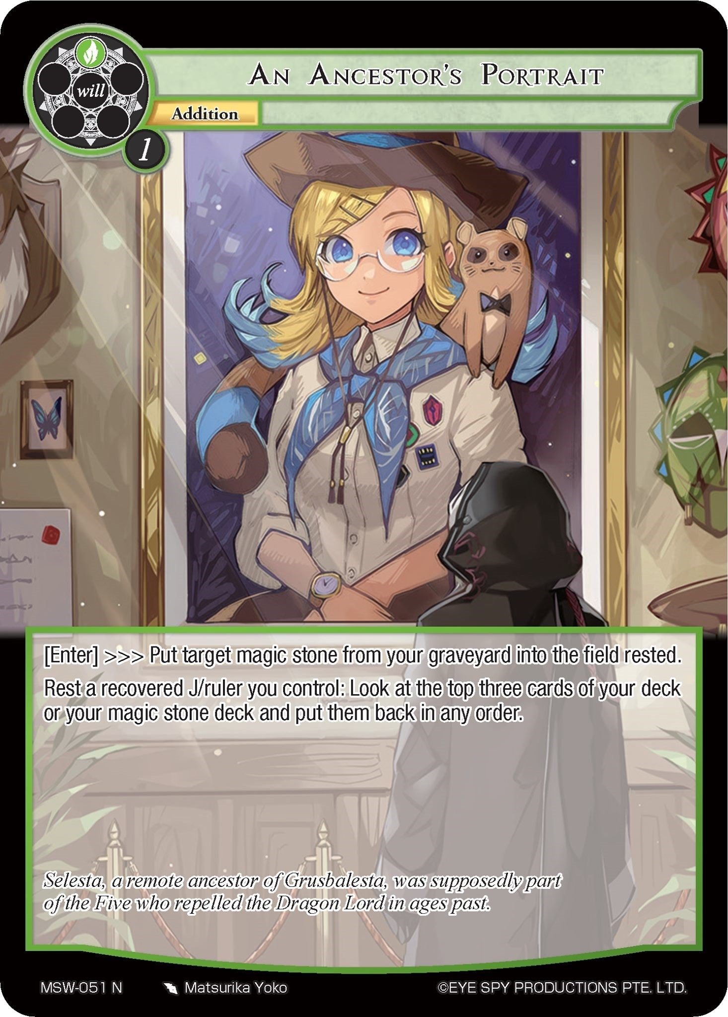 An Ancestor’s Portrait (51) [MSW] - Force of Will Single