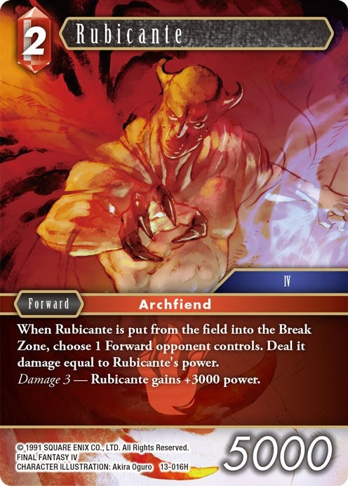 Rubicante (13) [OP13] - Final Fantasy TCG Single