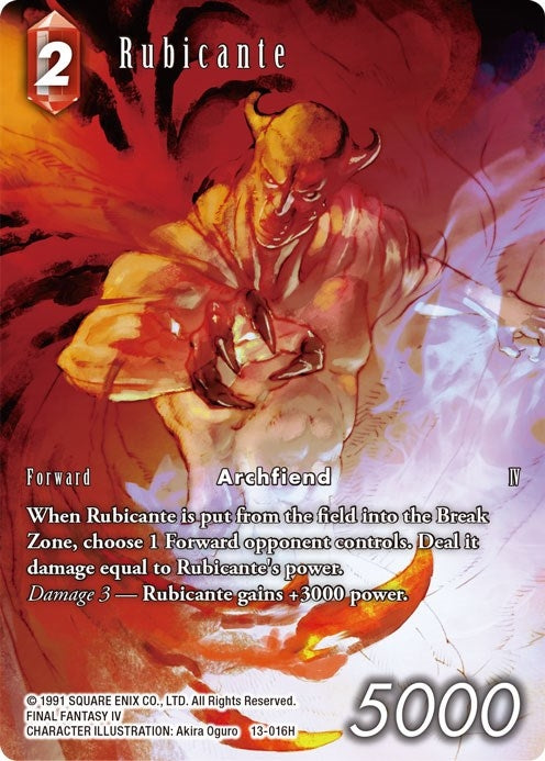 Rubicante (Full Art) (13) [OP13] - Final Fantasy TCG Single