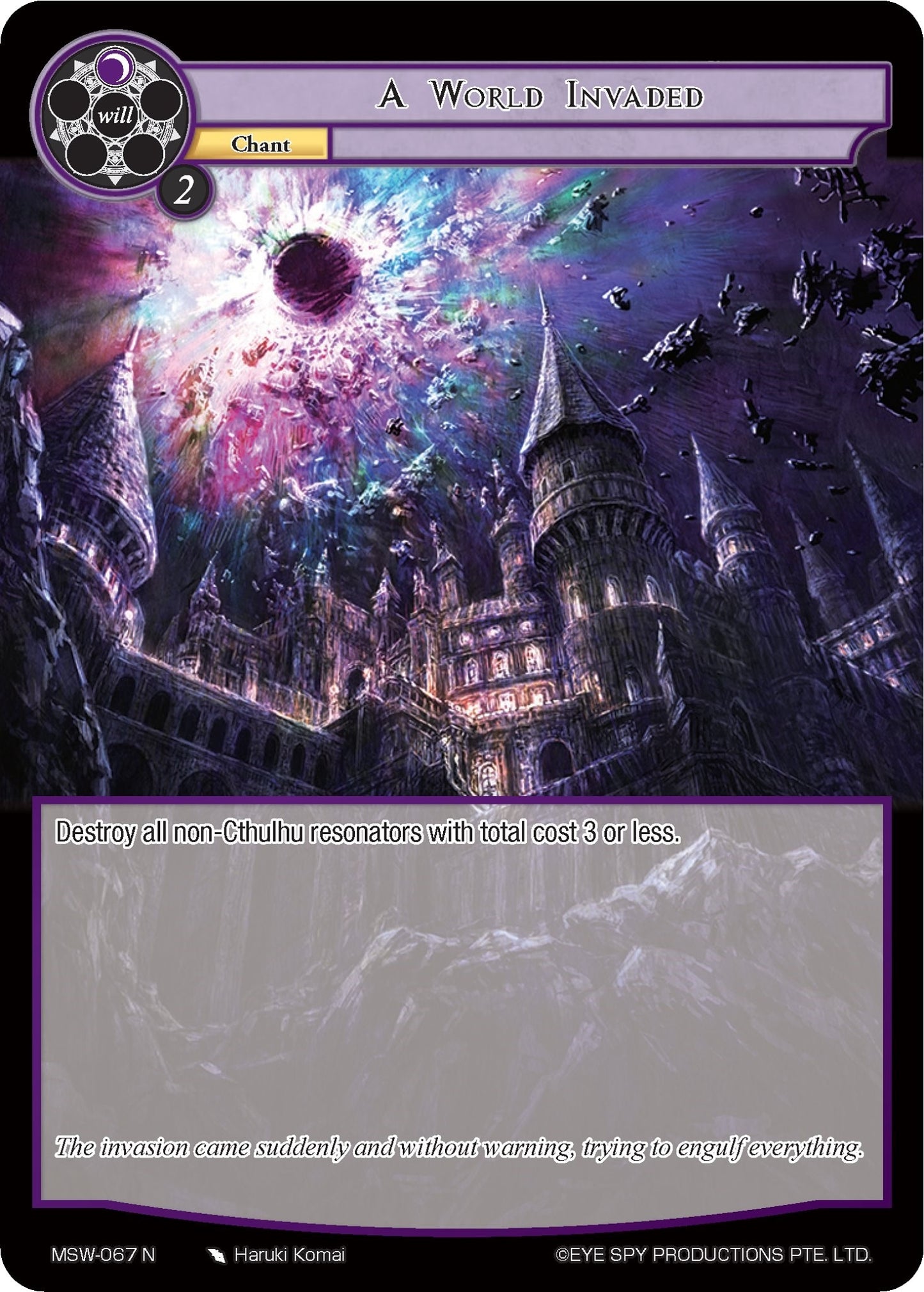 A World Invaded (67) [MSW] - Force of Will Single