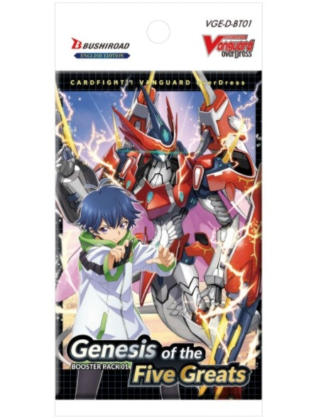 Genesis of the Five Greats Booster Pack [D-BT01] - Cardfight Vanguard Sealed