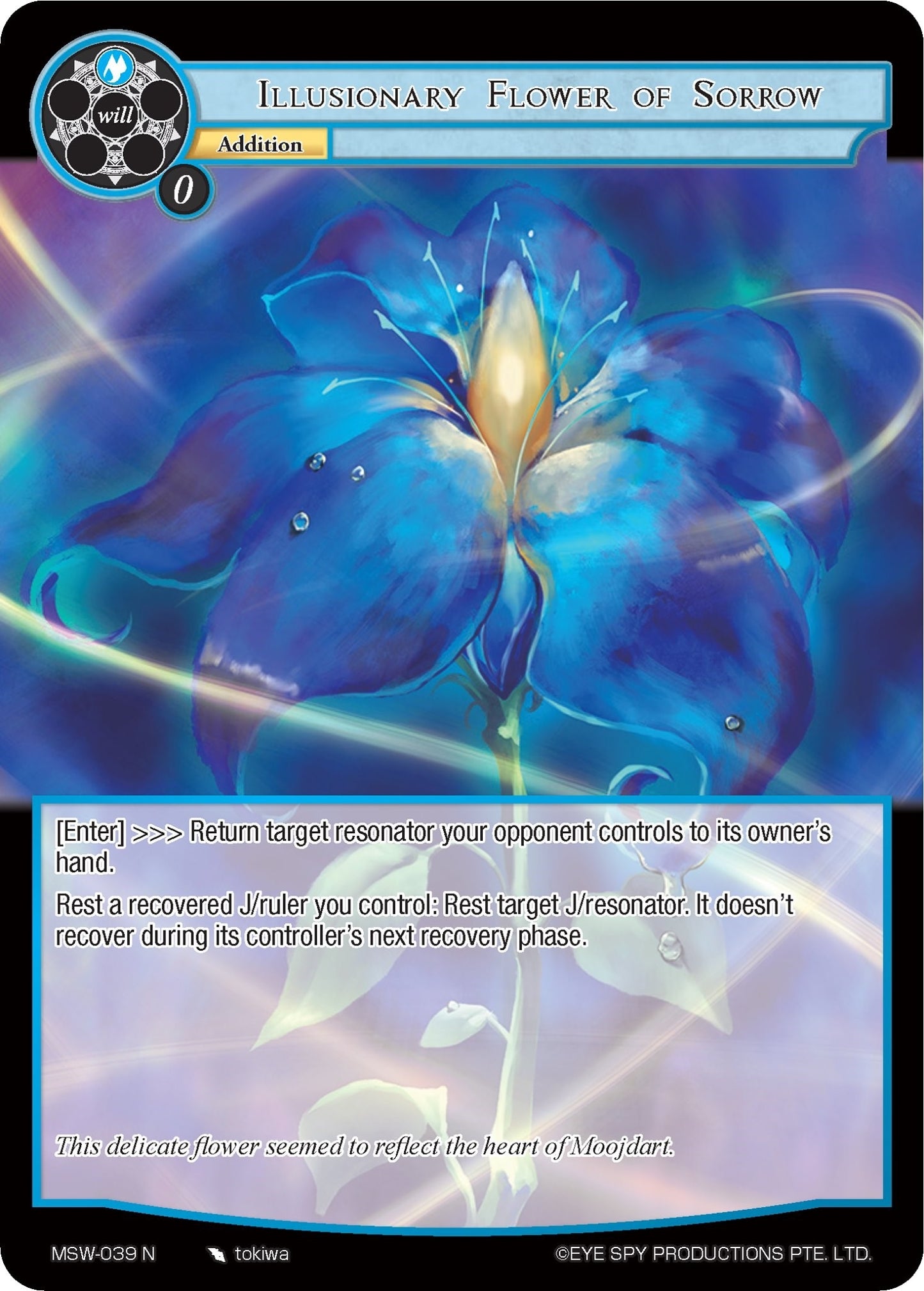 Illusionary Flower of Sorrow (39) [MSW] - Force of Will Single