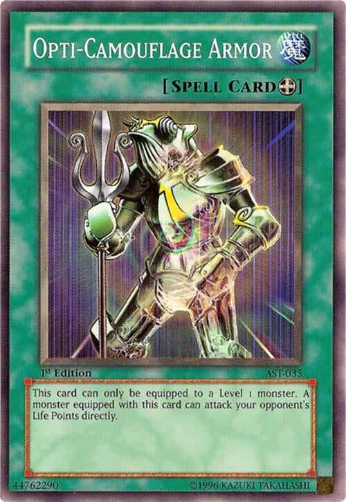 Opti-Camouflage Armor (35) - YuGiOh Single