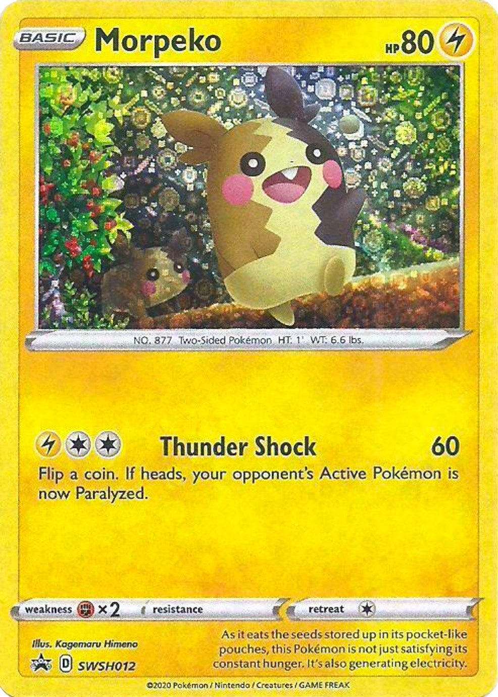 Image for Morpeko - SWSH012 (General Mills Promo) (SWSH012) (Miscellaneous Cards & Products) - Pokemon