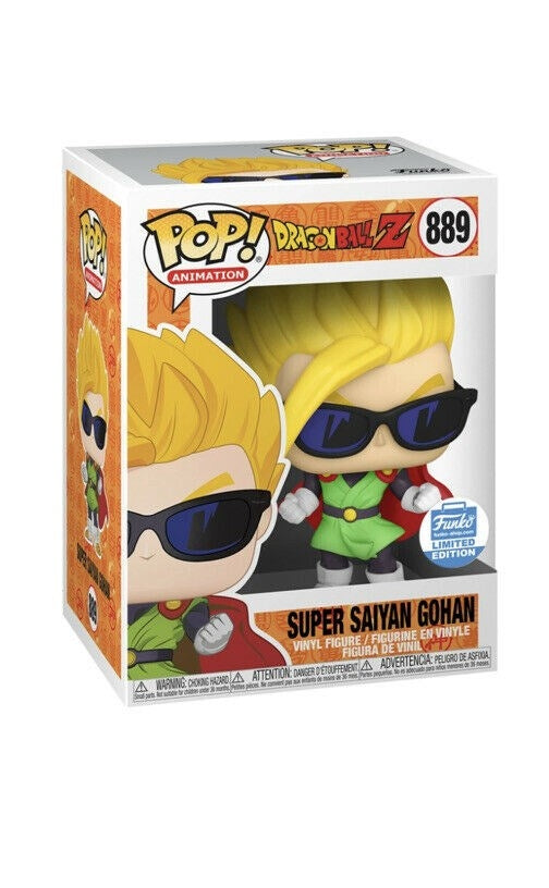Dragon Ball Z: Super Saiyan Gohan (With Sunglasses) (Funko Shop Exclusive (889) [POP!] - Funko Sealed