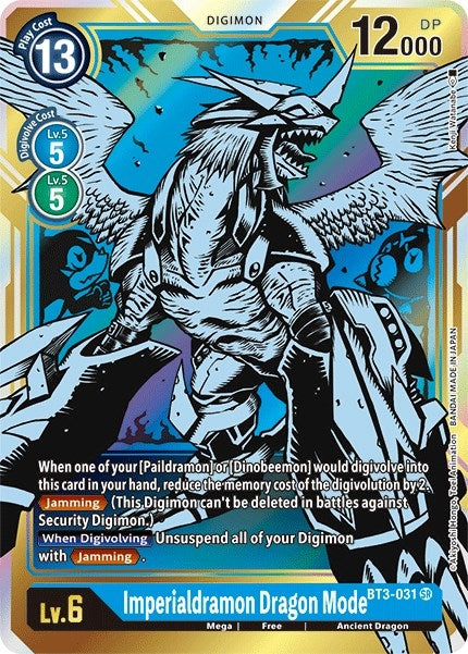 Imperialdramon Dragon Mode (Alternate Art) (3031) [BT01-03] - Digimon Card Game Single