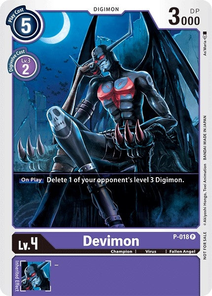 Devimon - P-018 (18) [D-PR] - Digimon Card Game Single