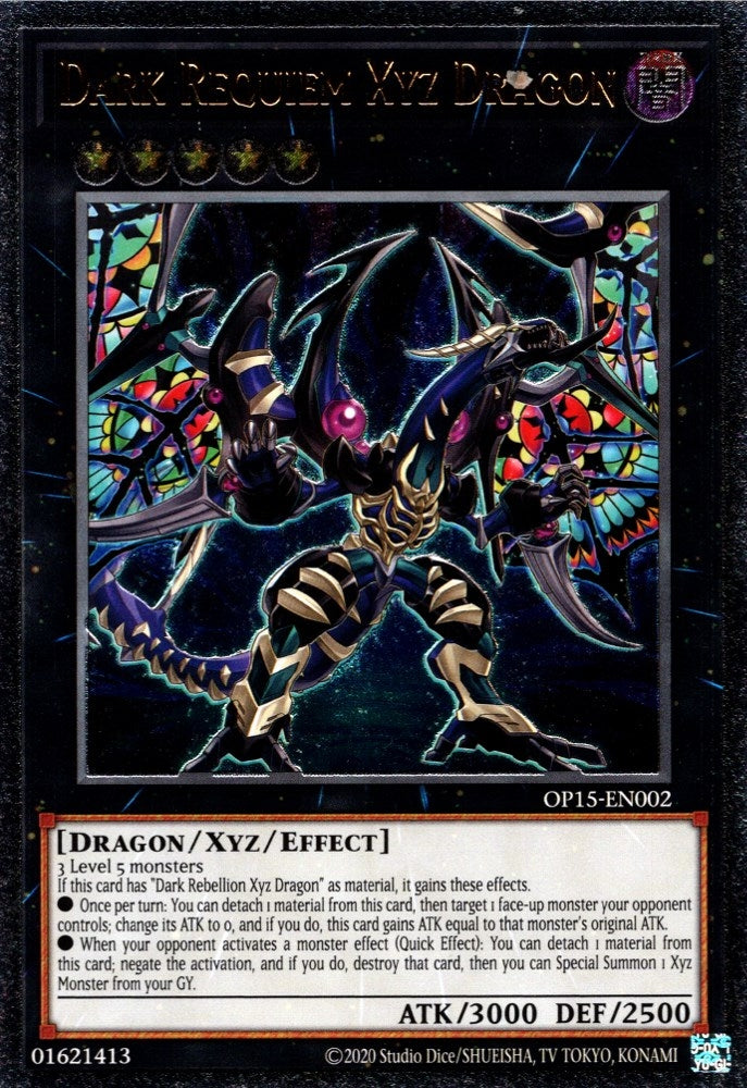 Dark Requiem Xyz Dragon (UTR) (15002) (OP15) - YuGiOh Single