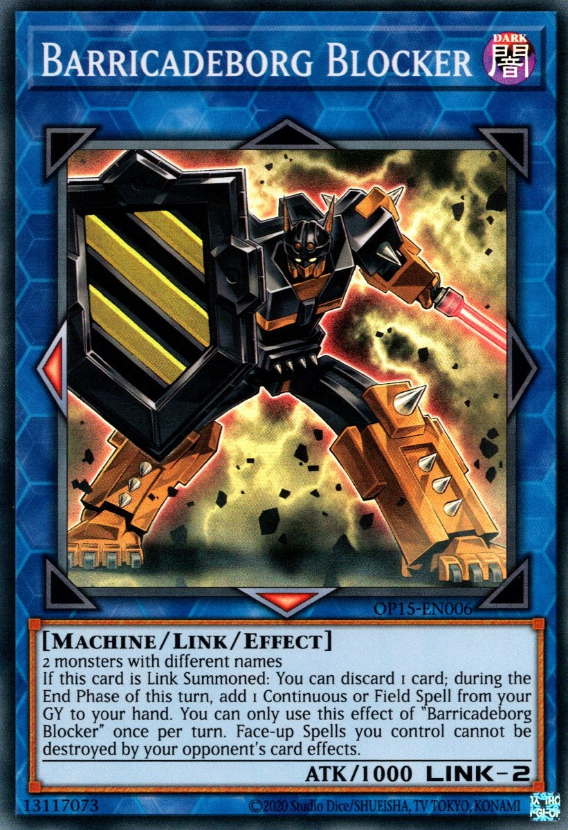 Barricadeborg Blocker (15006) (OP15) - YuGiOh Single