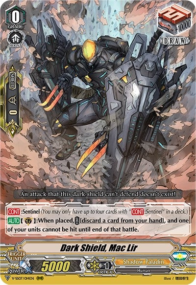 Dark Shield Mac Lir (7014) [V-SS07] - Cardfight Vanguard Single