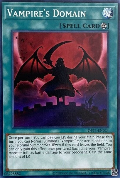 Vampire’s Domain (15024) (OP15) - YuGiOh Single