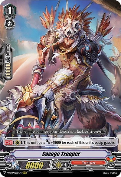 Savage Trooper (7027) [V-SS07] - Cardfight Vanguard Single