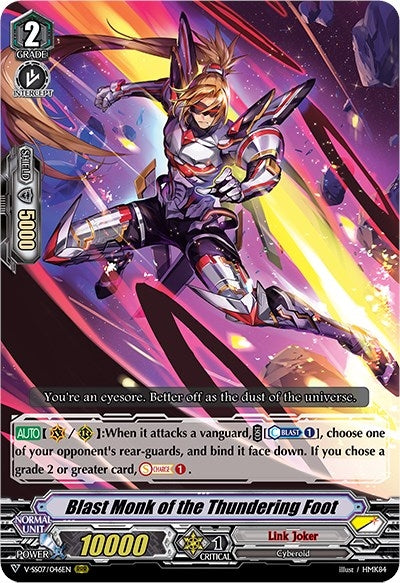 Blast Monk of the Thundering Foot (7046) [V-SS07] - Cardfight Vanguard Single