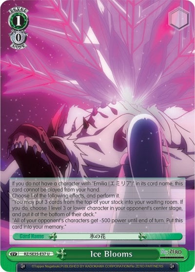 Ice Blooms (3537) [RZ/SE35] - Weiss Schwarz Single