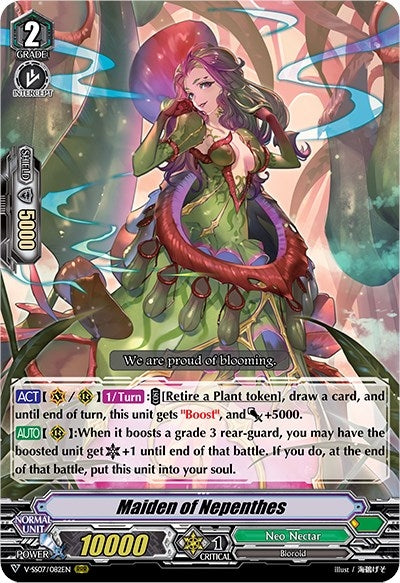 Maiden of Nepenthes (7082) [V-SS07] - Cardfight Vanguard Single
