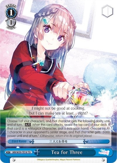 Tea for Three (5918) [MR/W59] - Weiss Schwarz Single