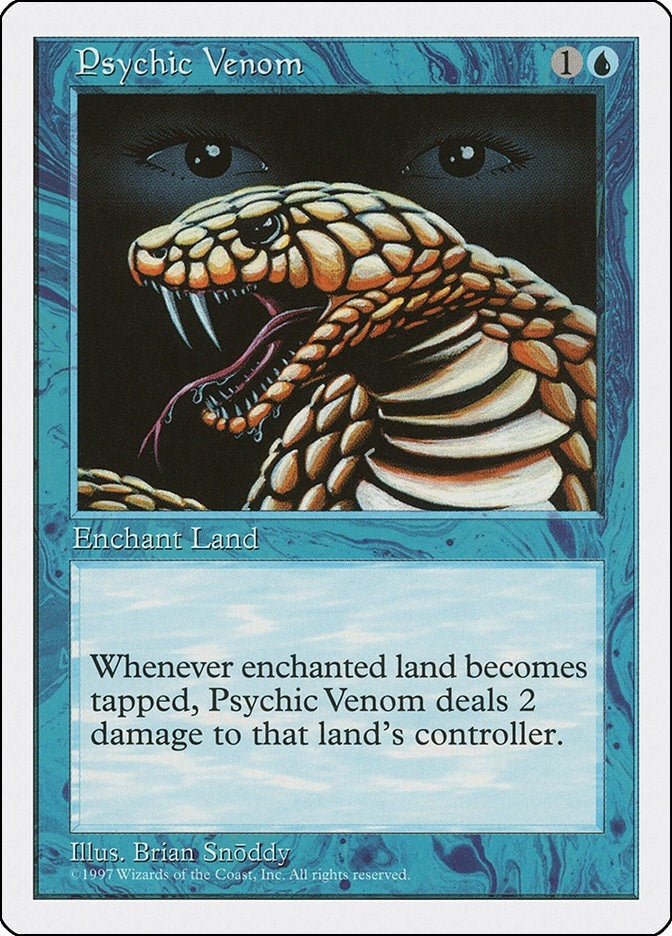 Psychic Venom [5ED] - MTG Single