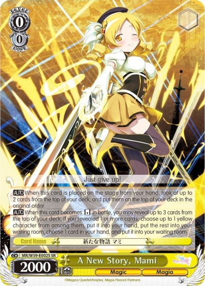 A New Story Mami (SR) (59002) [MR/W59] - Weiss Schwarz Single