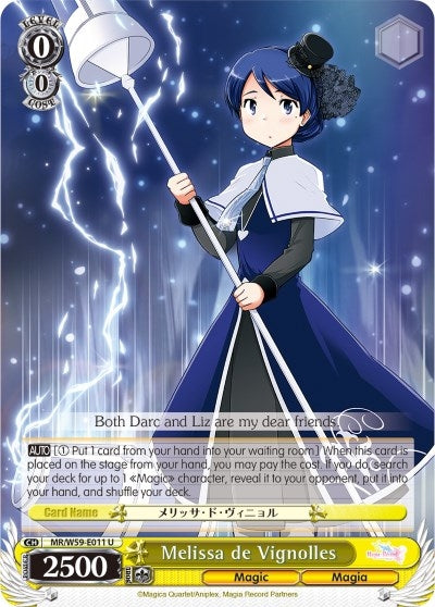 Melissa de Vignolles (59011) [MR/W59] - Weiss Schwarz Single