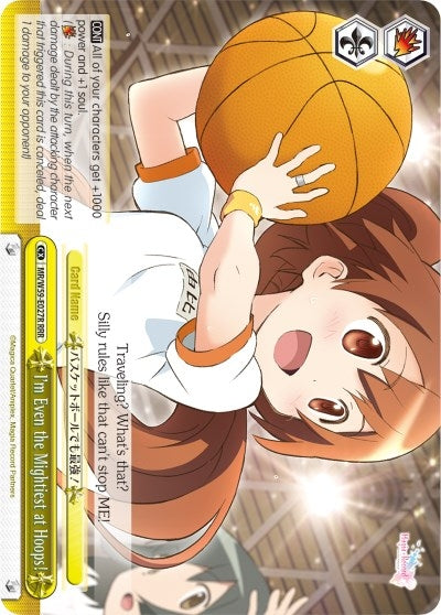 I’m Even the Mightiest at Hoops! (RRR) (59027) [MR/W59] - Weiss Schwarz Single