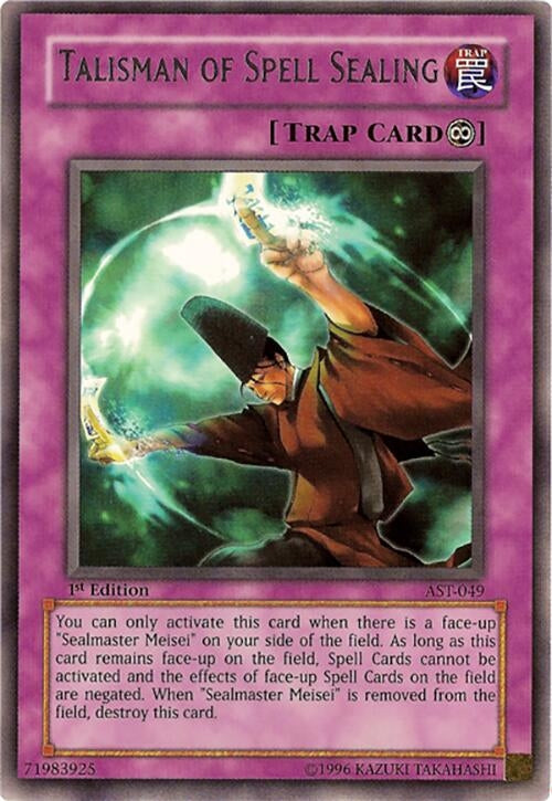 Talisman of Spell Sealing (49) - YuGiOh Single