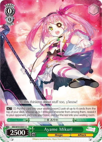 Ayame Mikuri (59041) [MR/W59] - Weiss Schwarz Single