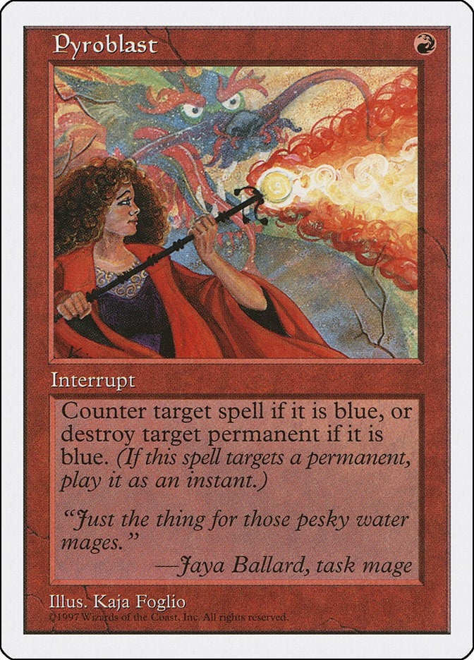 Pyroblast [5ED] - MTG Single
