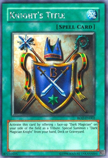 Knight’s Title (Reshef of Destruction) (Secret Rare) (2) (VDP) - YuGiOh Single