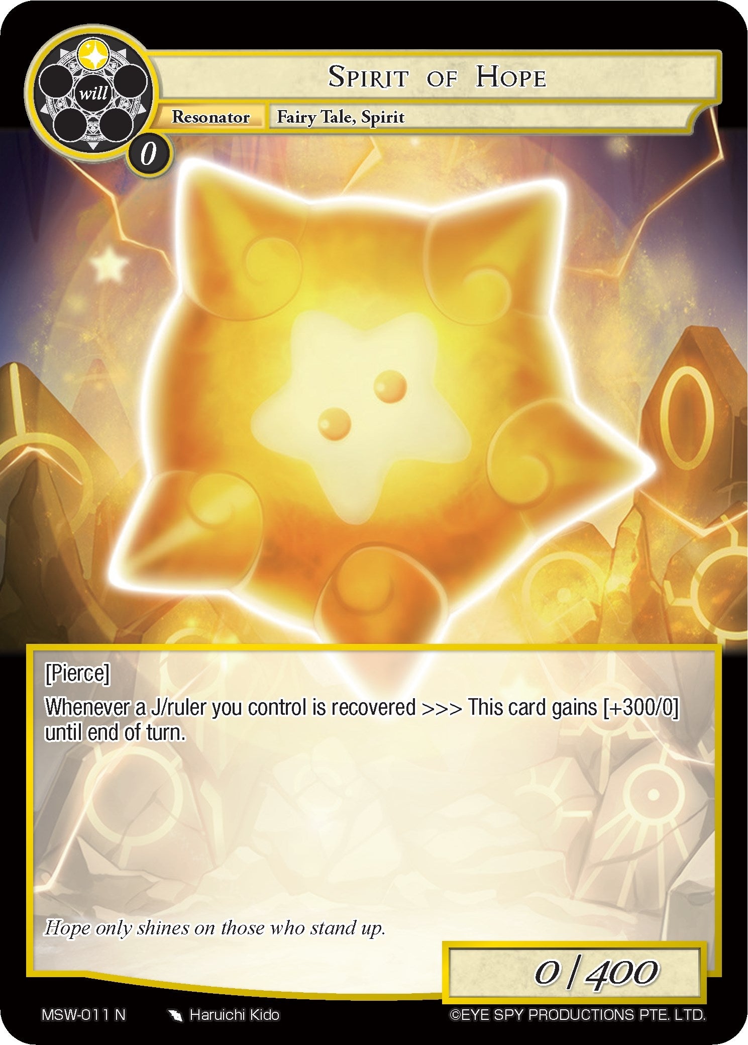 Spirit of Hope (11) [MSW] - Force of Will Single