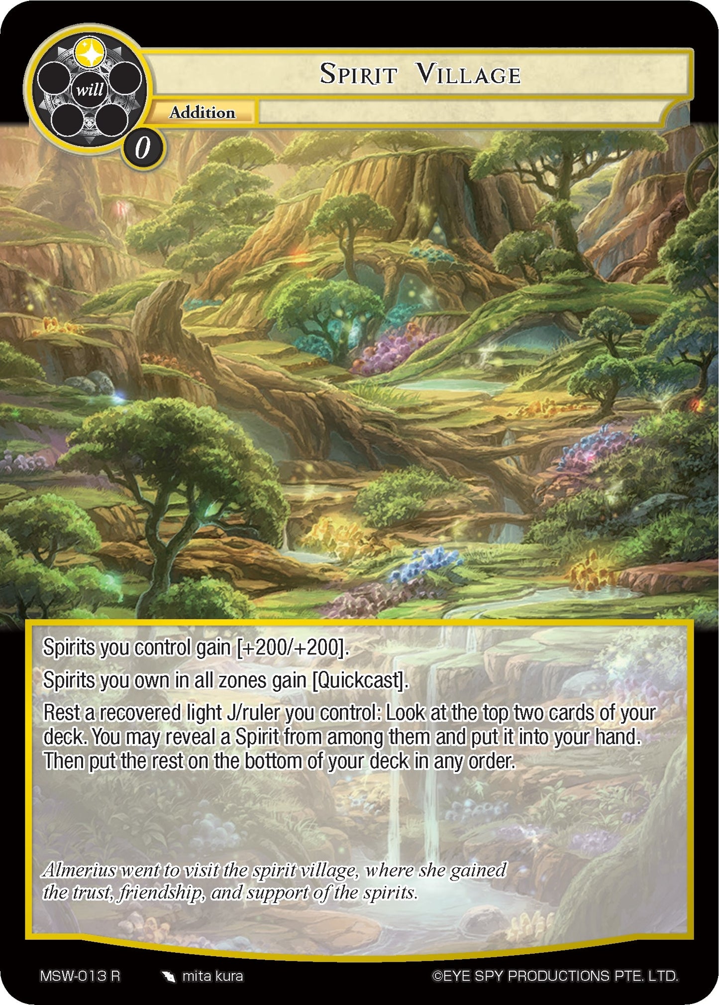 Spirit Village (13) [MSW] - Force of Will Single