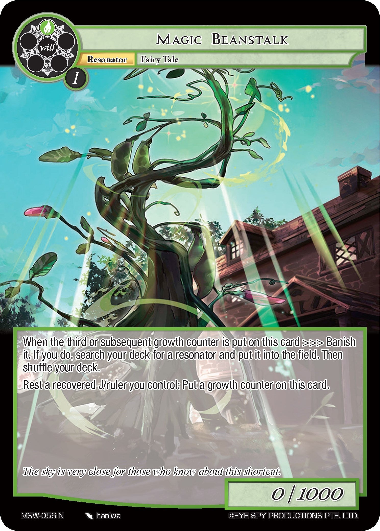 Magic Beanstalk (56) [MSW] - Force of Will Single