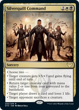 Silverquill Command (232) [STX] - MTG Single