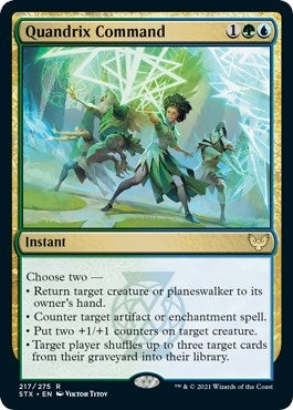 Quandrix Command (217) [STX] - MTG Single