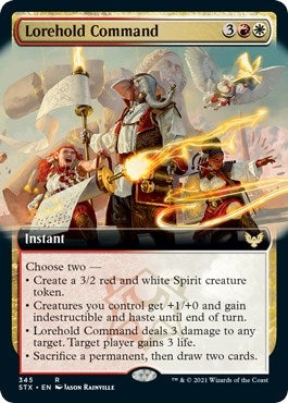 Lorehold Command (Extended Art) (345) [STX] - MTG Single