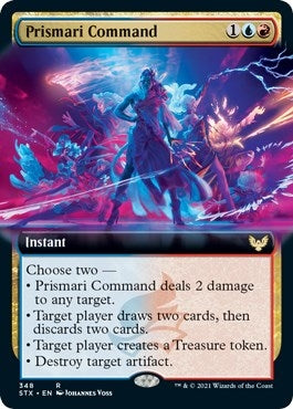 Prismari Command (Extended Art) (348) [STX] - MTG Single