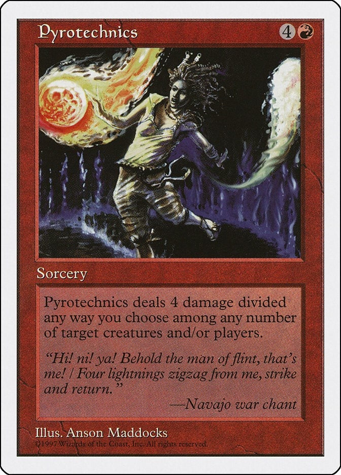 Pyrotechnics [5ED] - MTG Single