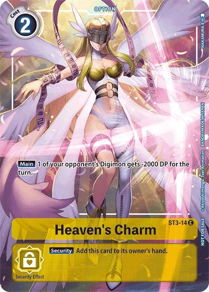 Heaven’s Charm - ST3-14 (Tamer’s Evolution Box) (314) [ST-3] - Digimon Card Game Single