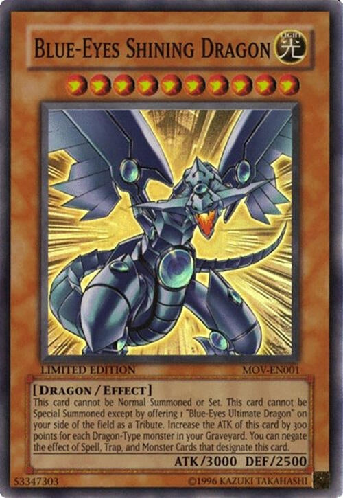 Blue-Eyes Shining Dragon (1) - YuGiOh Single