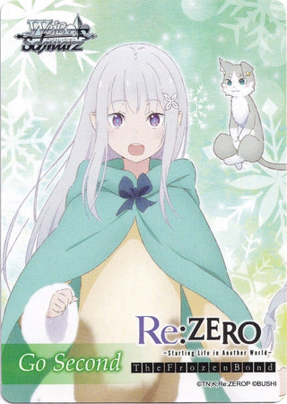 Go Second Card - Contractor and Spirit Emilia & Puck [RZ/SE35] - Weiss Schwarz Single