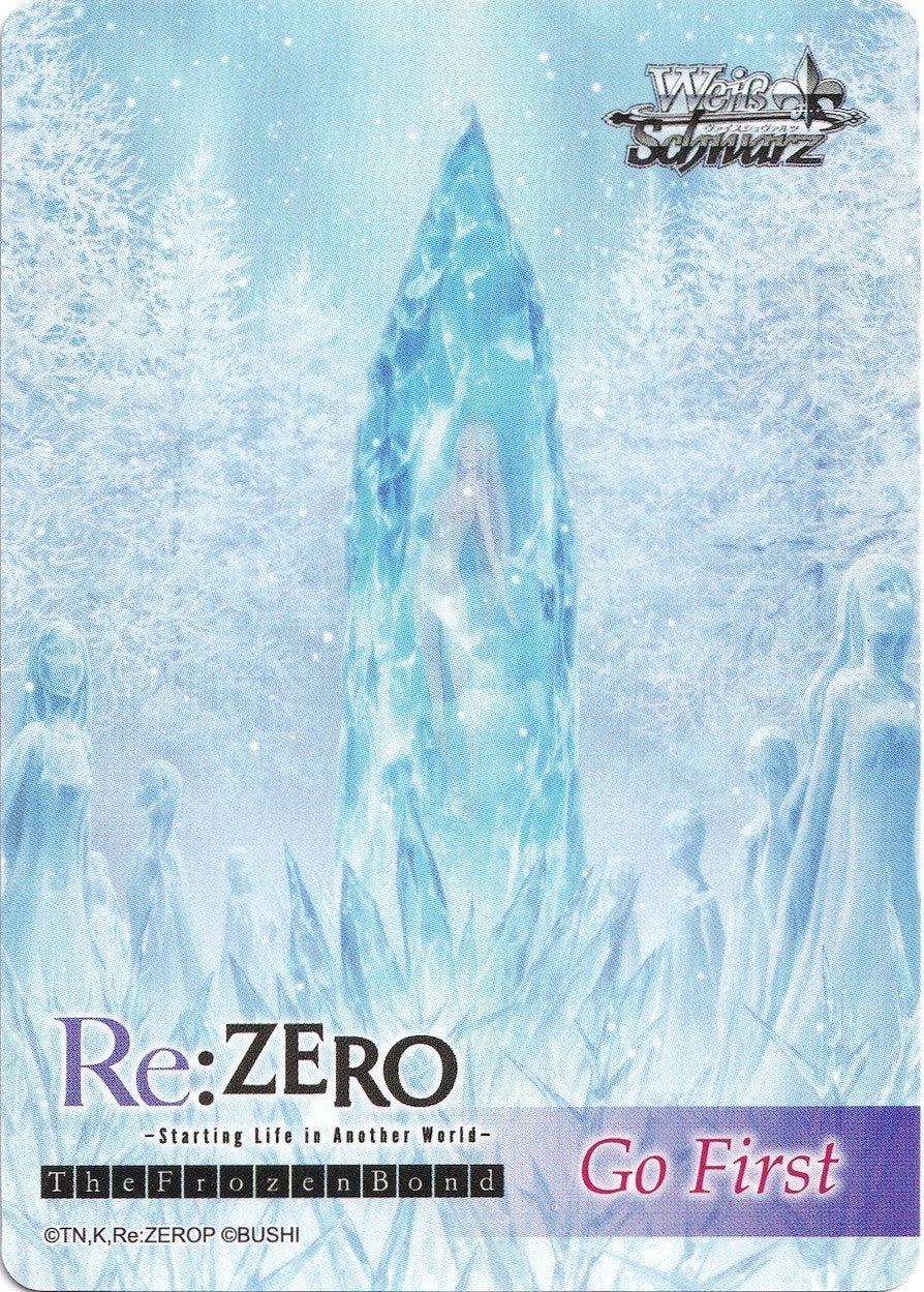 Go First Card - Girl Imprisoned in Ice Emilia [RZ/SE35] - Weiss Schwarz Single