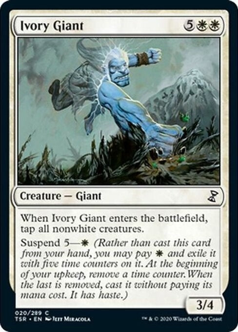 Ivory Giant (20) [TSR] - MTG Single
