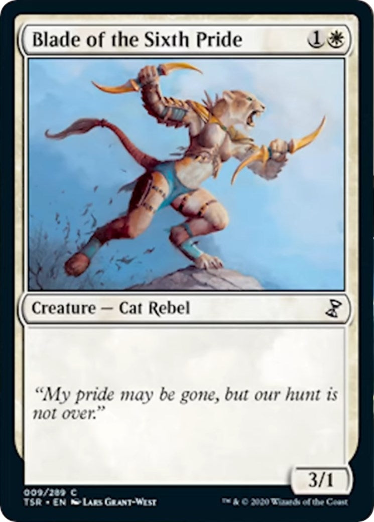 Blade of the Sixth Pride (9) [TSR] - MTG Single