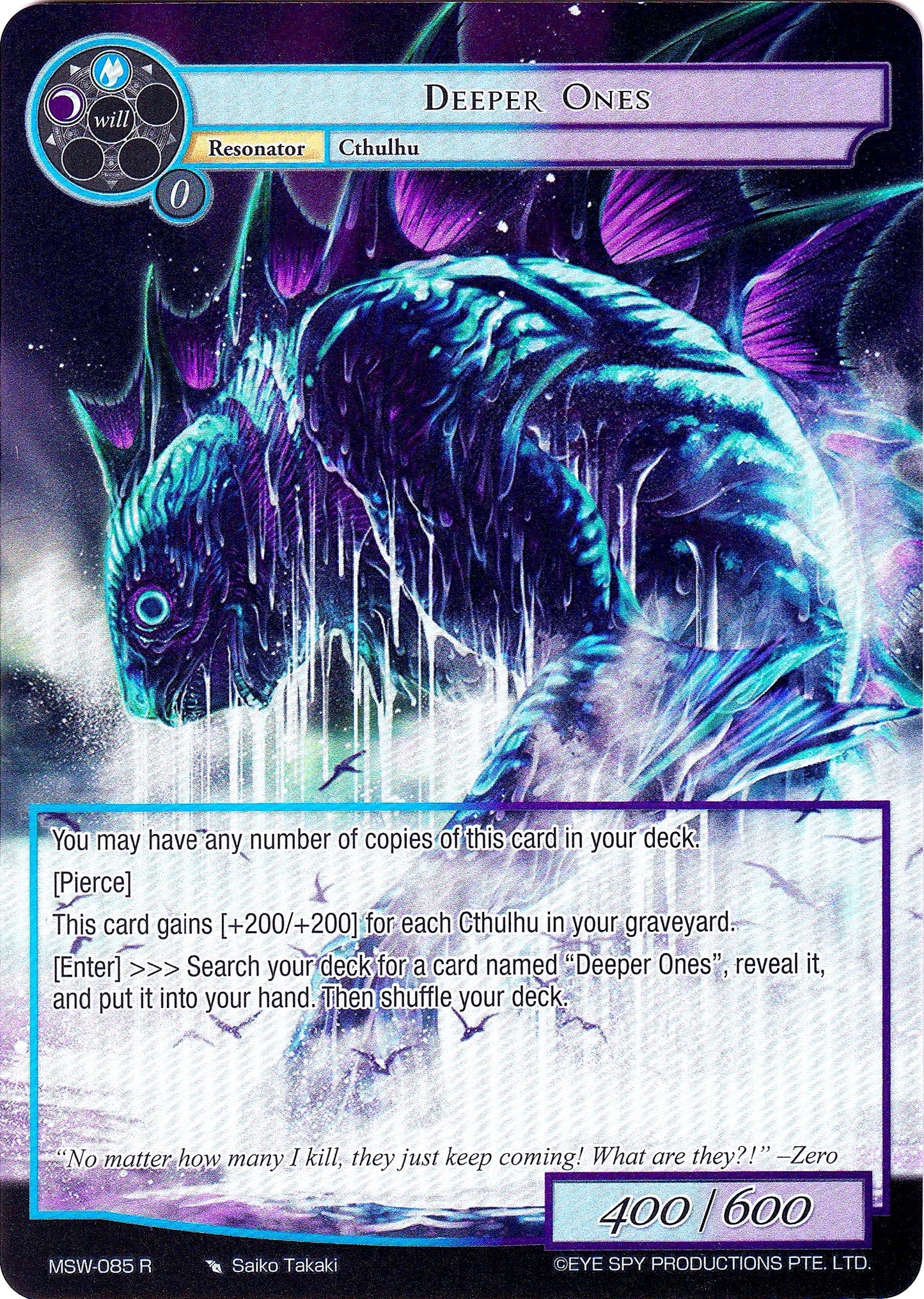 Deeper Ones (Full Art) (85) [MSW] - Force of Will Single