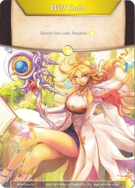 Will Coin - Coin-001 - Almerius (0) [MSW] - Force of Will Single