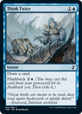 Think Twice (92) [TSR] - MTG Single