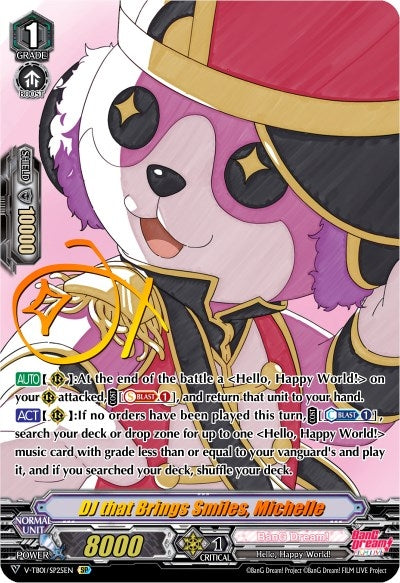DJ that Brings Smiles Michelle (SP) (125) [V-TB01] - Cardfight Vanguard Single