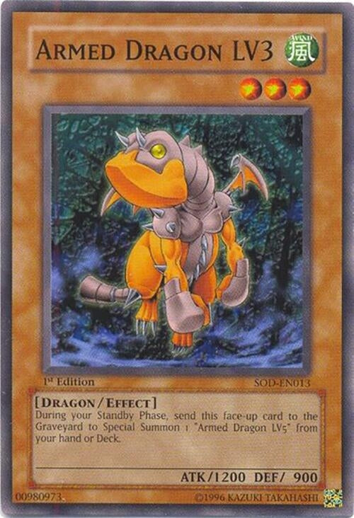 Armed Dragon LV3 (13) - YuGiOh Single