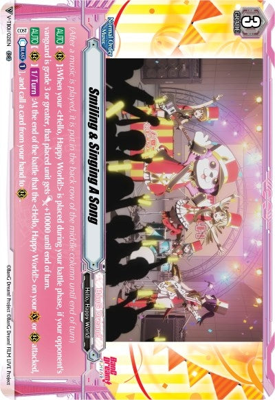 Smiling & Singing A Song (1021) [V-TB01] - Cardfight Vanguard Single