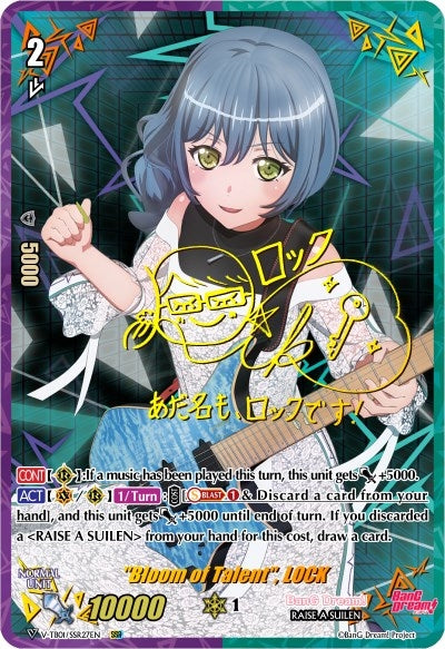 ’Bloom of Talent’ LOCK (SSR) (127) [V-TB01] - Cardfight Vanguard Single