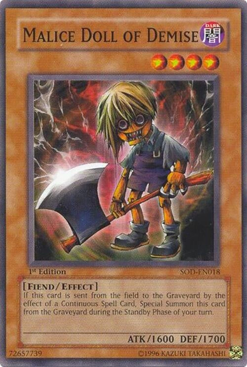 Malice Doll of Demise (18) - YuGiOh Single